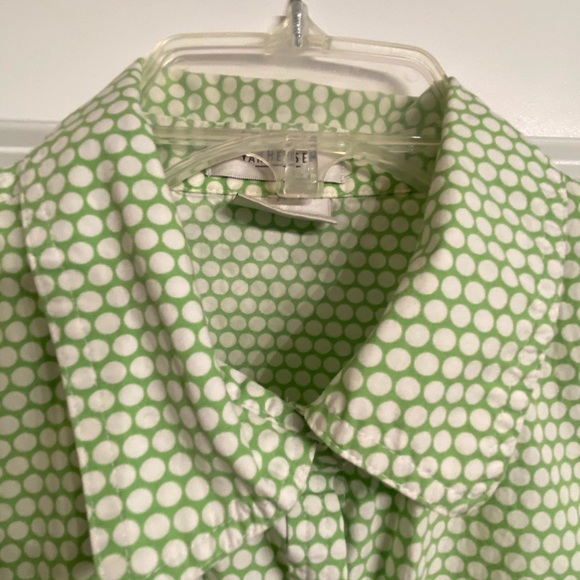 Van Heusen Button shirt size Large in an amazing light green for spring - Picture 4 of 7